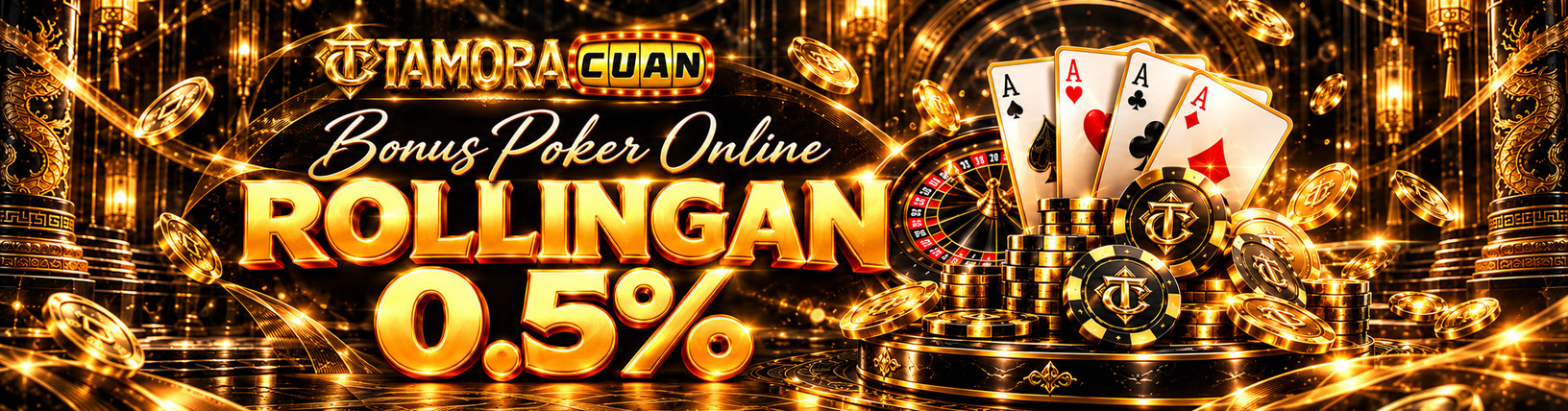 BONUS ROLLINGAN POKER 0.5%