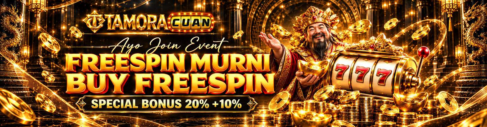 BONUS FREESPIN MURNI 20% & BUY FREESPIN 10%