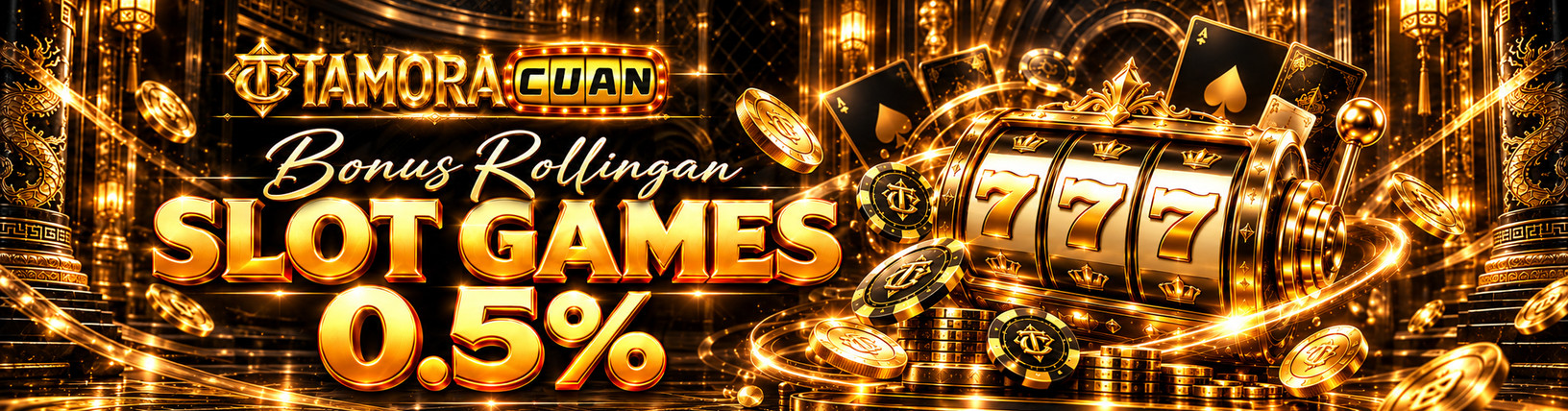 BONUS ROLLINGAN SLOT GAMES 0.5%